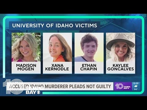 Not guilty plea entered for Bryan Kohberger in Idaho murders case