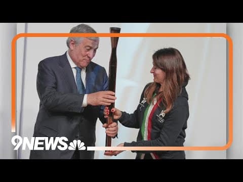 Olympic torch for Milan-Cortina 2026 unveiled