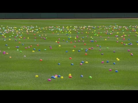 Indianapolis Indians host Easter Egg Hunt at Victory Field