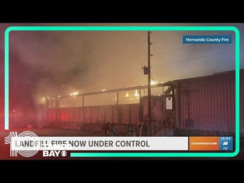 Hernando County recycling center a 'total loss' after 2-alarm fire