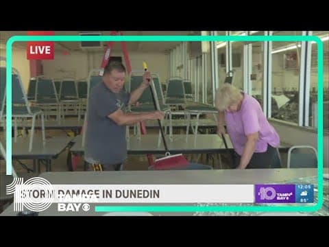 Dunedin cleans up after major storm damage