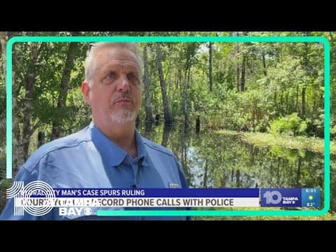 Phone calls with police officers can be recorded, court rules after Florida man's appeal