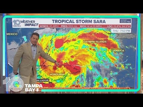 Tracking the Tropics: Tropical Storm Sara moves toward Honduras, could impact Florida