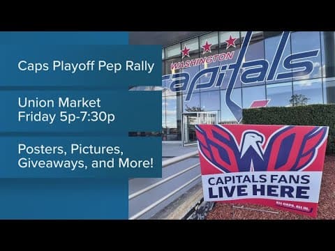 Capitals playoff pep rally