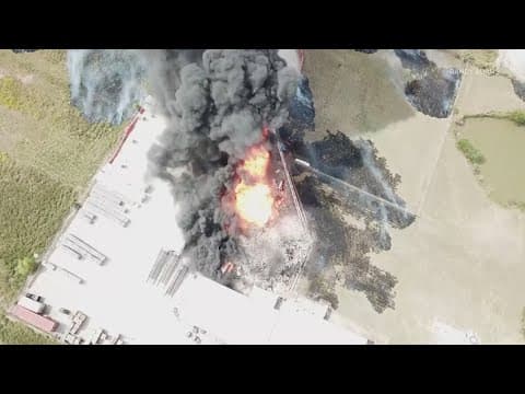 Fire under control after explosion at propane facility in Brookshire, officials say