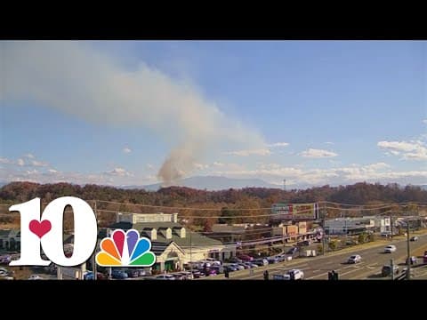 Crews respond to fire in Pigeon Forge near Dollywood