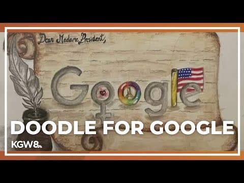 Portland middle school student wins Oregon's Doodle for Google contest