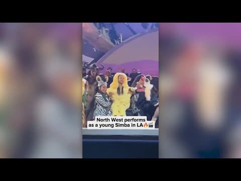 North West performs as young Simba in LA