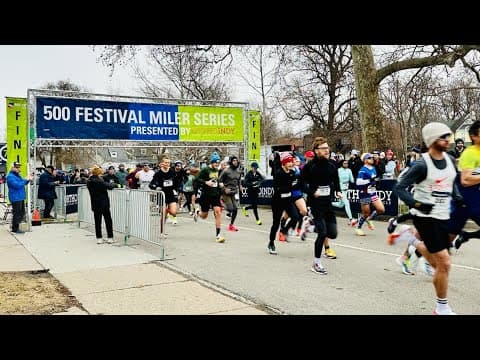 500 Festival hosts 3-Miler ahead of Indy Mini Marathon in May