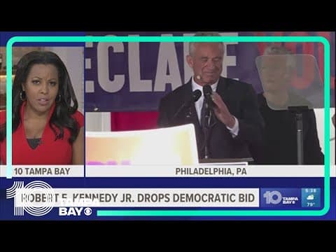 Robert F. Kennedy Jr. will run for president as an independent and drop his Democratic primary bid