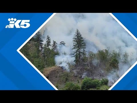 DNR responds to wildfire near Darrington