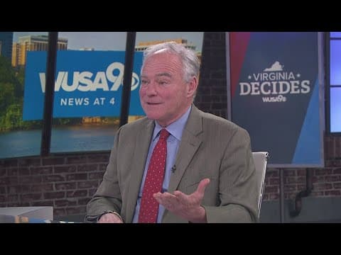Democrat Tim Kaine interview on Virginia's Senate race