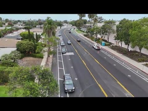 Mixed reviews on Clairemont Drive's new lane configurations