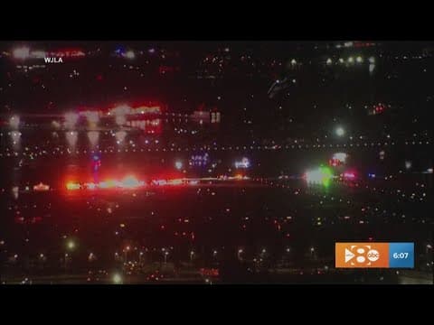 Recovery operations underway after an American Airlines flight crashed near Washington D.C.