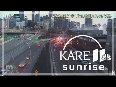 Crews battle stubborn fire at boarded-up building in Minneapolis