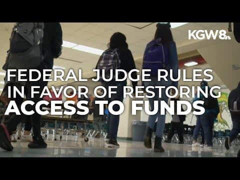 Access to federal funds for students, schools impacted by COVID-19 restored