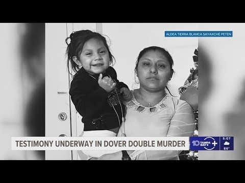 Jury sees graphic crime scene photos in trial of man accused of killing girlfriend, her 4-year-old