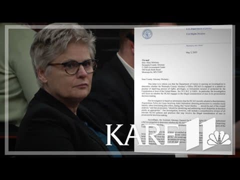 DOJ investigating Hennepin County Attorney's Office amid new policy that considers race in plea deal