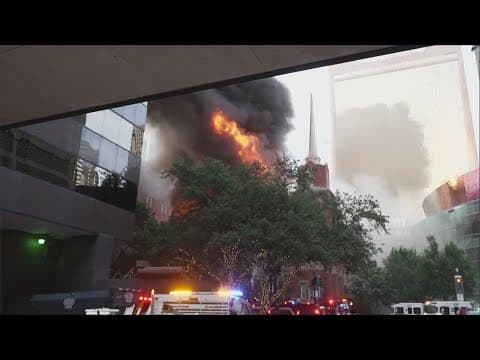 First Baptist Dallas to resume regular services after fire destroyed old sanctuary