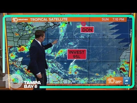 Tracking the Tropics: Don on its last legs; keeping an eye on a couple tropical waves