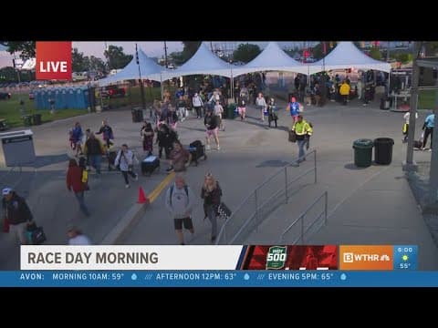 Gates open at IMS as fans pour in for the 109th running of the Indianapolis 500