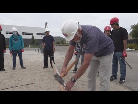 King Chavez High School students get hands-on construction experience for career exploration