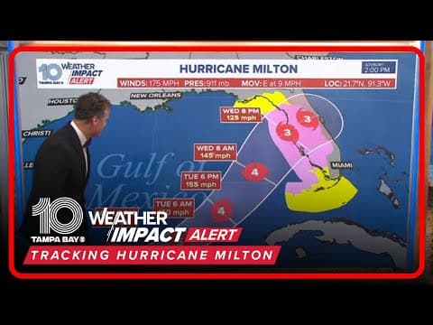 Hurricane Milton update: 2:30 p.m. Tuesday, Oct. 7
