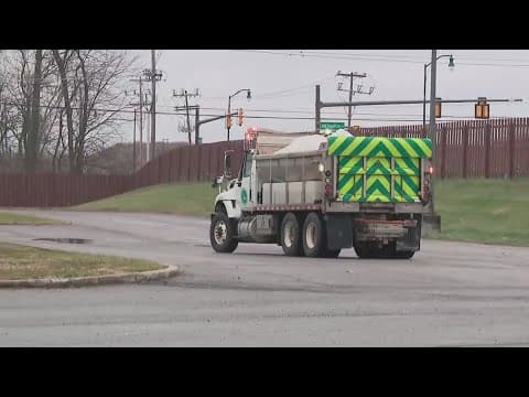 ODOT crews preparing roads for snow during Winter Weather Advisory