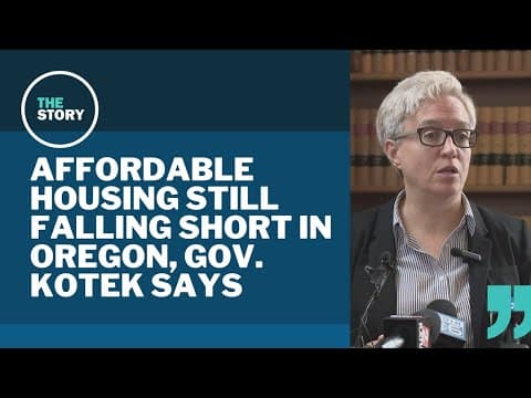 Gov. Kotek hopes to make strides on affordable housing in next legislative session