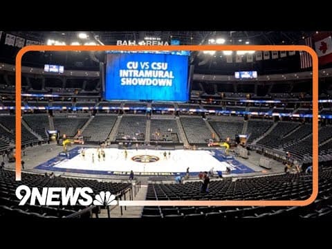 Conversion crew at Ball Arena time-lapse