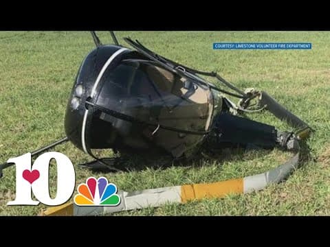 FAA investigating helicopter crash in Limestone, Tennessee; minor injuries reported