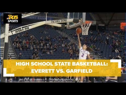HS Girls State Basketball Qtrs:  Everett vs. Garfield