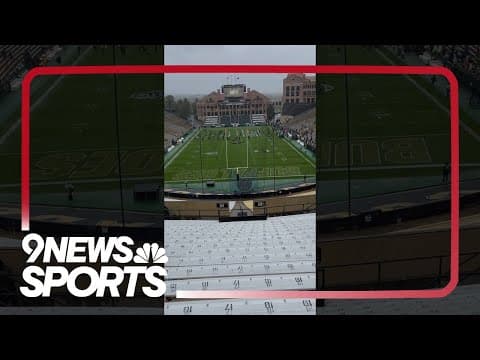 Rainy morning in Boulder before Deion Sanders’ second spring game at Colorado