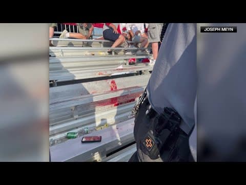 PHOTOS: Pics show bloody scene in aftermath of former President Donald Trump assassination attempt