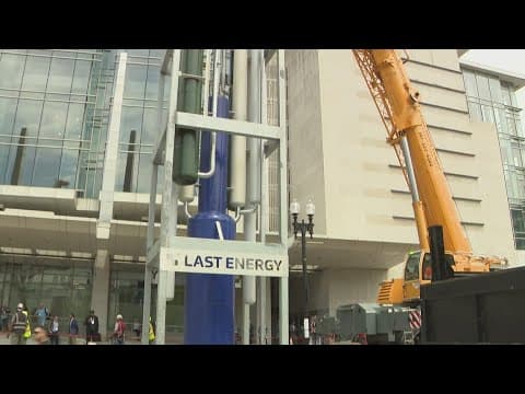 DC energy company brings small nuclear reactor prototype to DC