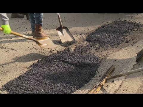 DPW ramps up pothole patching thanks to improved forecast