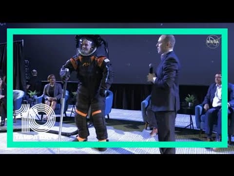 NASA unveils new Artemis moon mission spacesuit