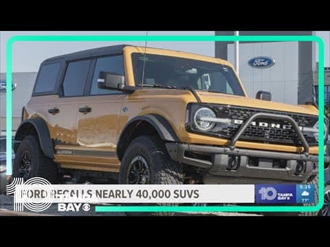 Ford recalls nearly 43,000 SUVs due to gas leaks that can cause fires, but remedy won't fix leaks