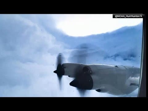 What Beryl looks like from a Hurricane Hunter