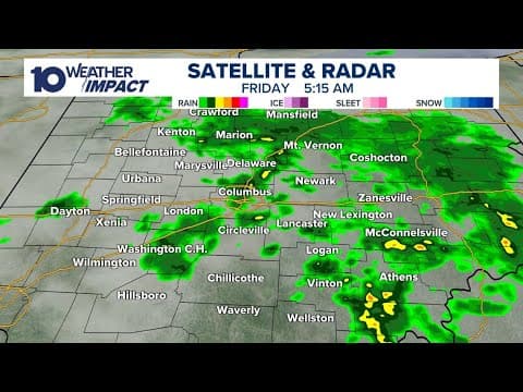 LIVE RADAR: Tracking rain moving through central Ohio
