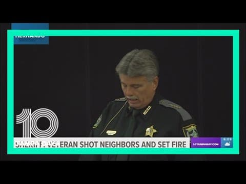 Man shot and killed by SWAT set fire, shot multiple neighbors, Hernando sheriff says