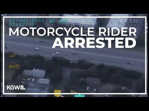 Deputies catch motorcycle rider going over 100 mph, weaving along U.S. 26