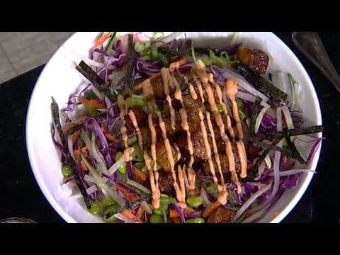 KARE in the Kitchen: Poke Bowls and Elote Shishito Peppers recipe