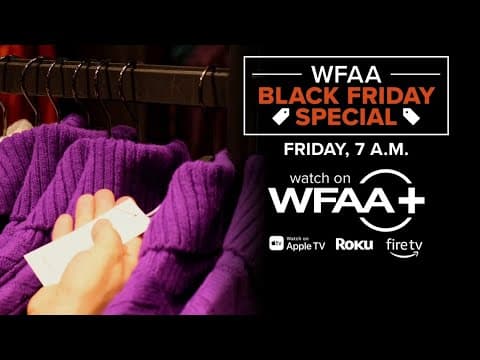 It's an exclusive Black Friday special you can only see on WFAA+