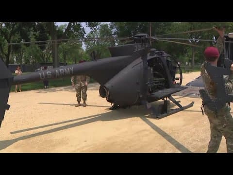 Fences, military helicopters, tanks surround National Mall ahead of Army birthday parade in DC