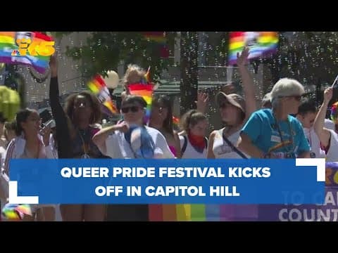 Queer Pride Festival kicks off in Seattle's Capitol Hill neighborhood