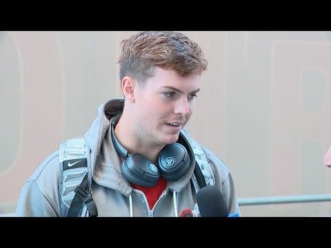 Will Howard discusses Ohio State's 21-17 win over Nebraska