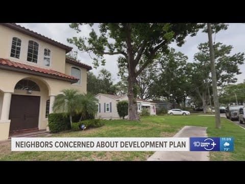 Tampa residents concerned about potential changes to city's development plan