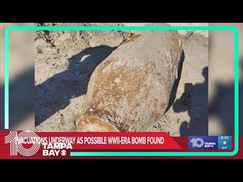 WWII-era bomb discovered near Brooksville airport