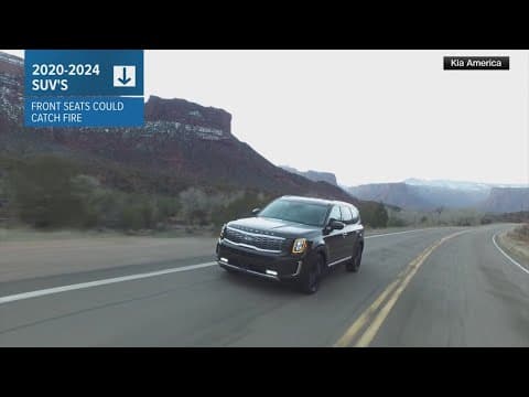 Kia Telluride car recalled after seats caught fire
